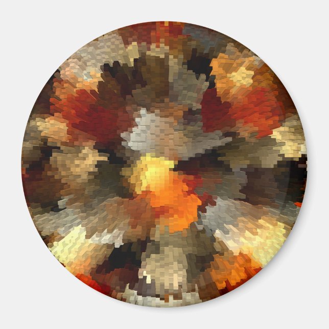 Solnedgång Roligt...... Magnet (Framsidan)