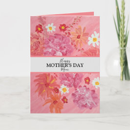 Solnedgång Ros Anpassad Foto Mors Dagskort Helgkort