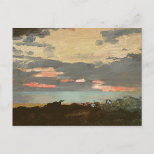 Solnedgång, Saco Bay Vykort