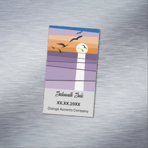 Solnedgång Sidepromenad Sale Magnet ・ Sommarmarkna