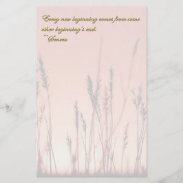 Solnedgång Silhouette-inspiration Brevpapper