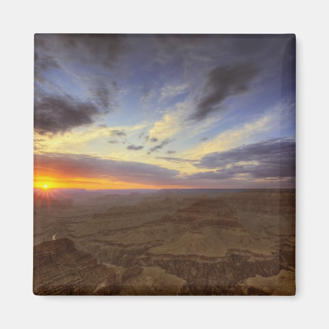 Solnedgång, södra kanten av Grand Canyon, Grand Magnet (Framsidan)