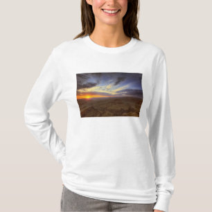 Solnedgång, södra kanten av Grand Canyon, Grand T-shirt