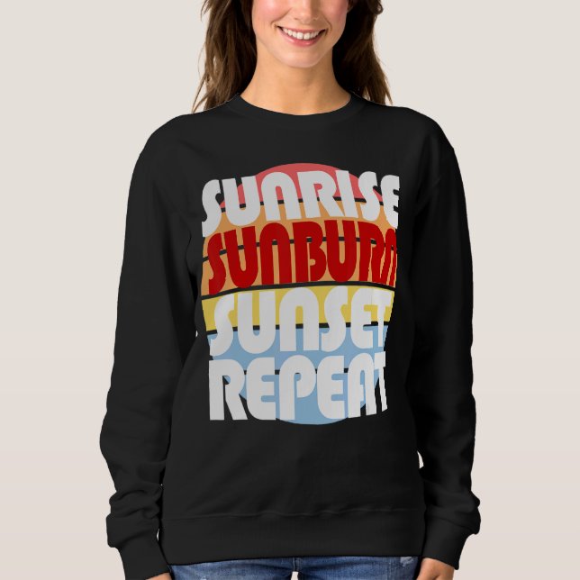 Solnedgång Solnedgång Upprepa 1 T Shirt (Framsida)