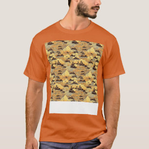 Solnedgång, sömlös Mönster Sol Himlar Light Sunlig T Shirt
