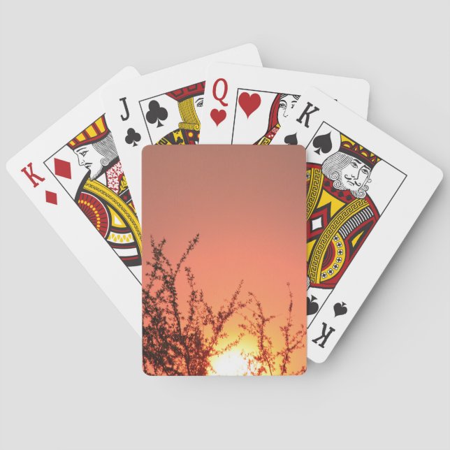 Solnedgång Spelkort (Baksidan)