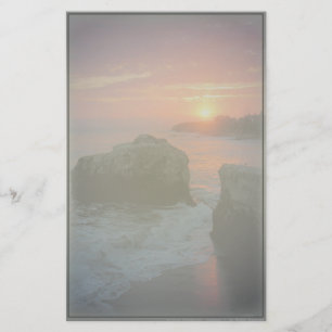 Solnedgång Strand Personlig brevpapper
