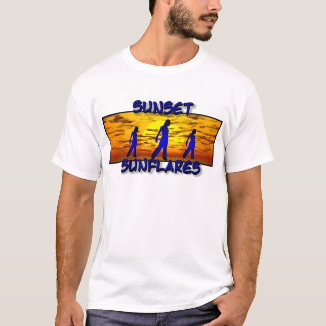 Solnedgång Sunflares Tee (Framsida)