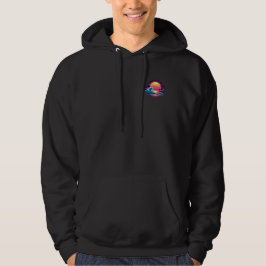 Solnedgång Surfa glöd Hoodie