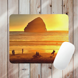 Solnedgång Surfing and Biking Cape Kiwanda Oregon Musmatta
