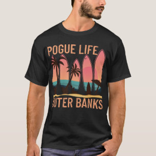Solnedgång - Surfning av Banker Life Outer Beach T Shirt