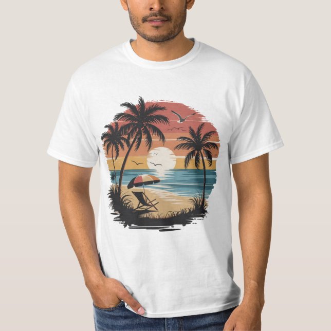Solnedgång T Shirt (Framsida)
