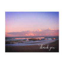 Solnedgång - tackkort