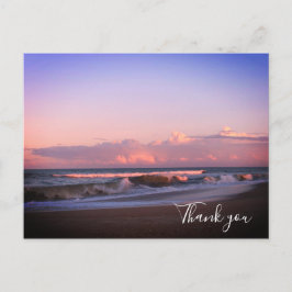 Solnedgång - tackkort vykort