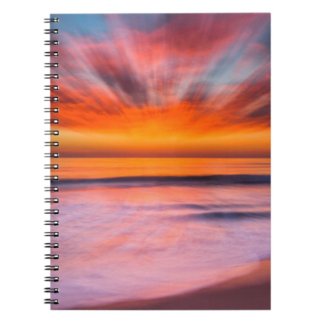 Solnedgång Tamarack Beach | Carlsbad, CA Anteckningsbok (Framsidan)