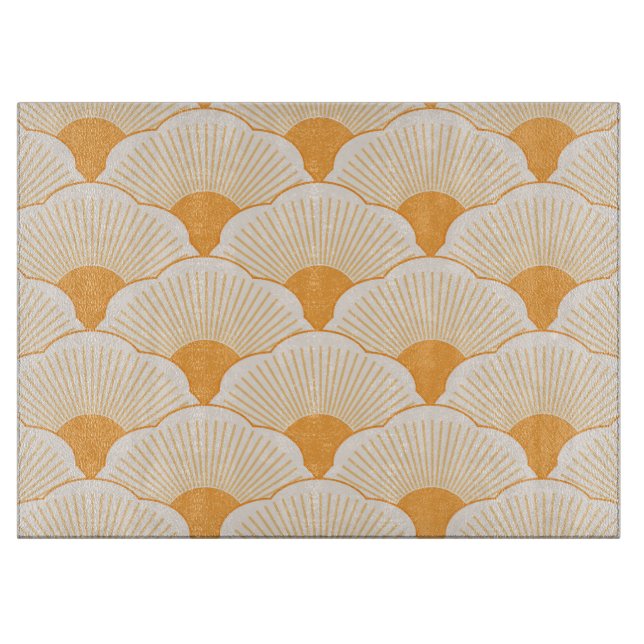 Solnedgång, tonfärgad orange, betong struktur (Framsidan)