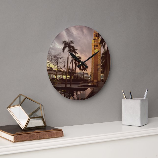 Solnedgång Torn Stor Klocka (Kontor)