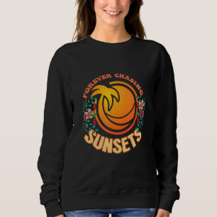 Solnedgång Trendig Retro Vintage För evigt Jag jag T Shirt