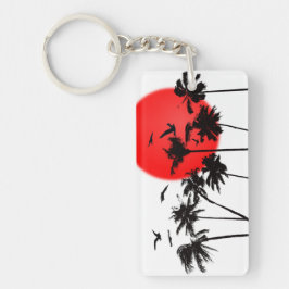 SOLNEDGÅNG TROPISK KEYCHAIN VID EKLEKTIX