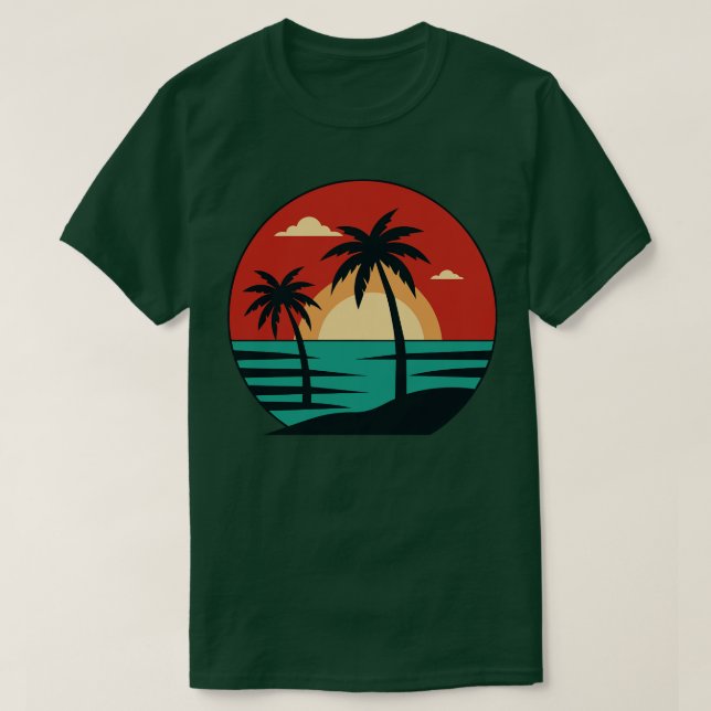 Solnedgång TShirt 1 T Shirt (Design framsida)
