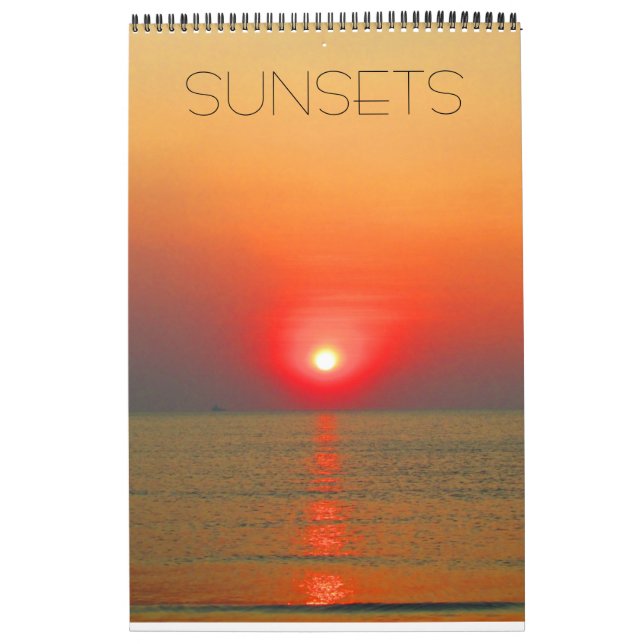 solnedgång värld kalender (Omslag)
