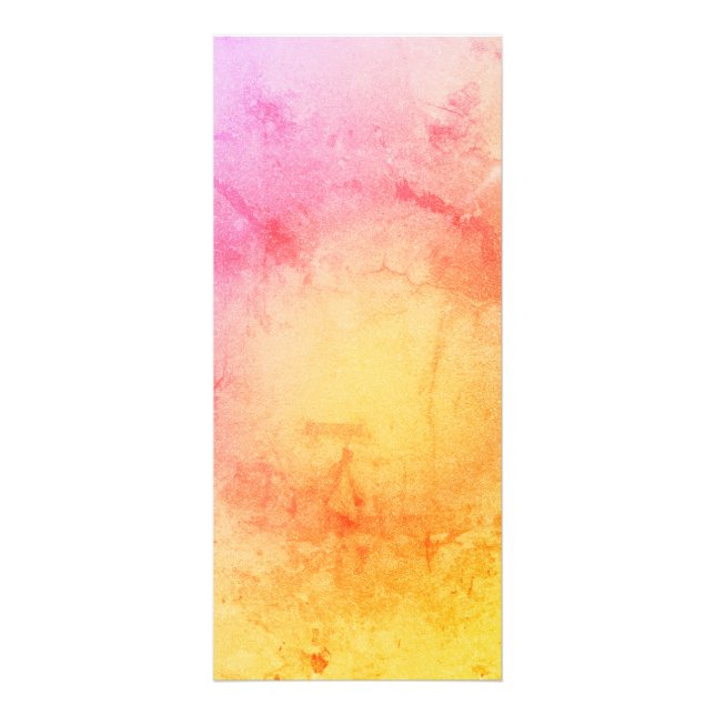 Solnedgång Vattenfärg Marmor Ställkort (Framsidan)