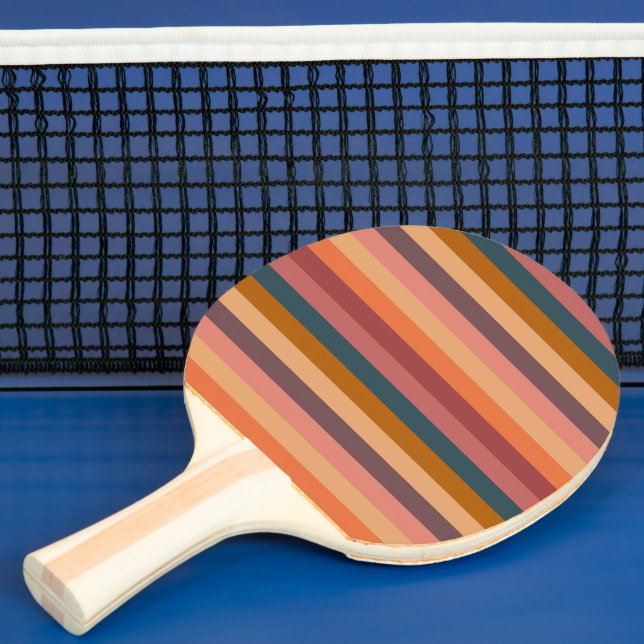 Solnedgång Vattenfärg Ränder  Pingisracket (Insitu)