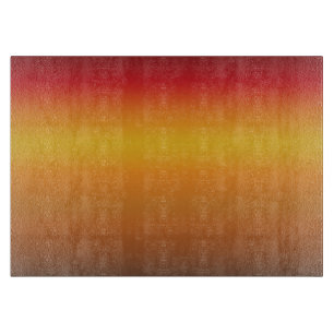Solnedgång Vibrant Red Orange Gult Ombre