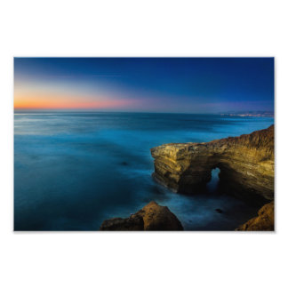 Solnedgång vid bågen fototryck