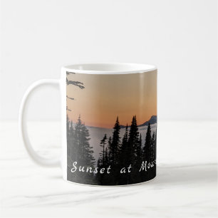 Solnedgång vid berget Rainier Kaffemugg