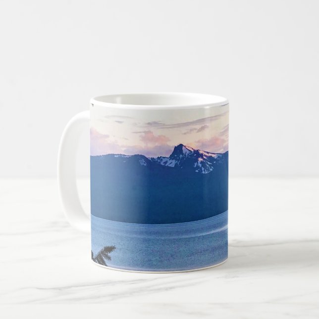 Solnedgång vid Crescent Lake, Oregon Kaffemugg (Framsida vänster)