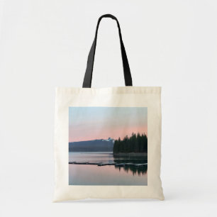 Solnedgång vid Crescent Sjö, Oregon Tygkasse