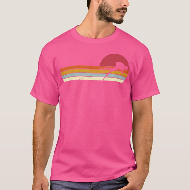 Solnedgång vid dykning t shirt (Framsida)