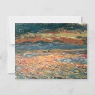 Solnedgång vid havet av Pierre Renoir, Vintage Fin