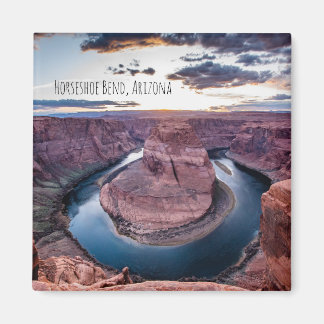 Solnedgång vid Horseshoe Bend Magnet
