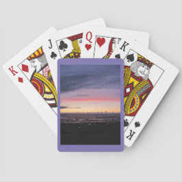 Solnedgång vid Lake Michigan Casinokort