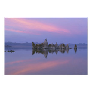 Solnedgång vid Mono Lake, CA. Fototryck