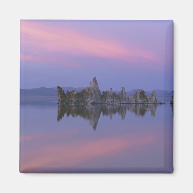 Solnedgång vid Mono Lake, CA. Magnet (Framsidan)