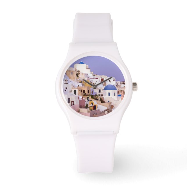Solnedgång vid Oil, Santorini 2 Armbandsur (Framsida)