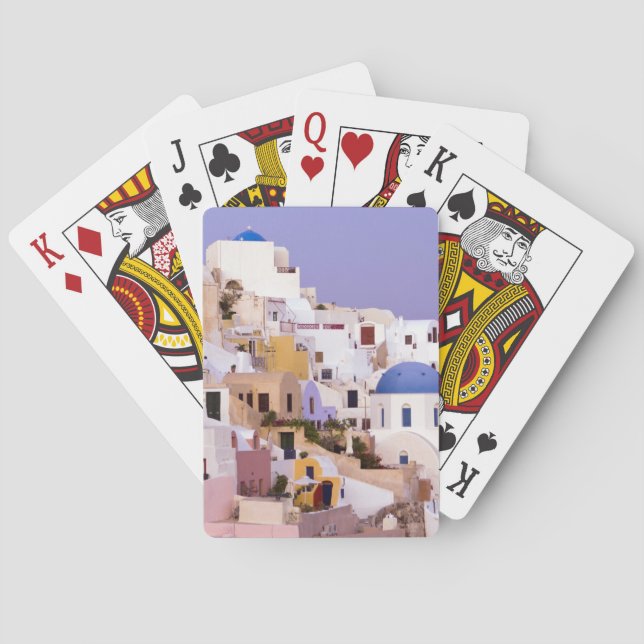Solnedgång vid Oil, Santorini 2 Casinokort (Baksidan)