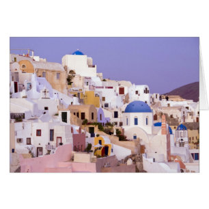 Solnedgång vid Oil, Santorini 2 Hälsningskort