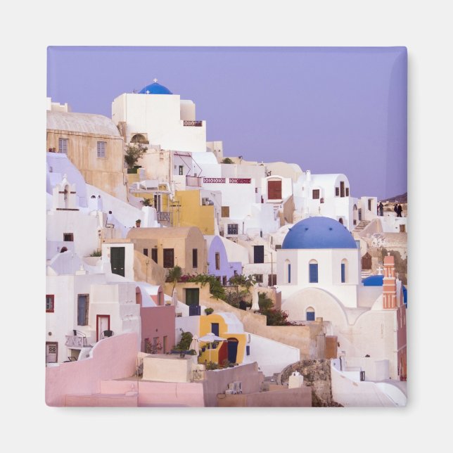 Solnedgång vid Oil, Santorini 2 Magnet (Framsidan)