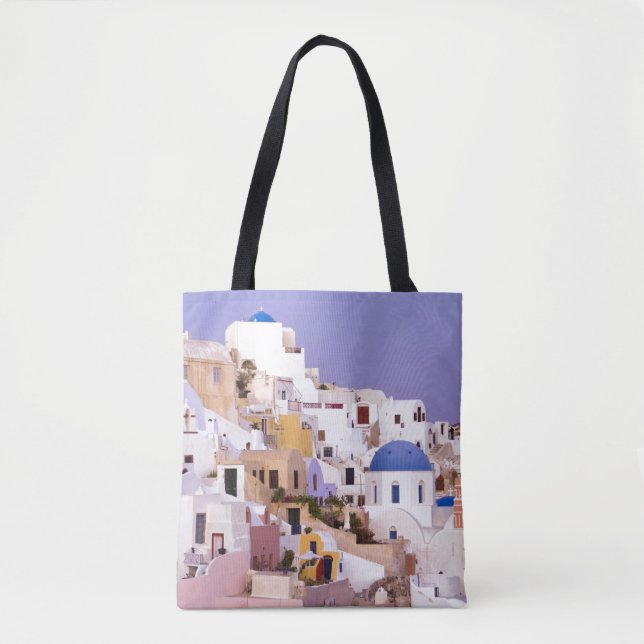 Solnedgång vid Oil, Santorini 2 Tygkasse (Framsida)