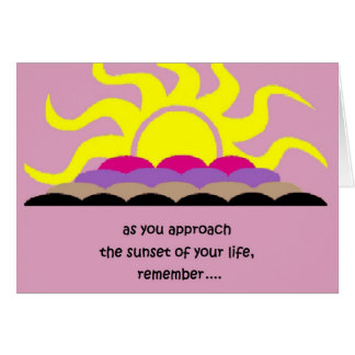 solnedgång… vid peacewillow hälsningskort