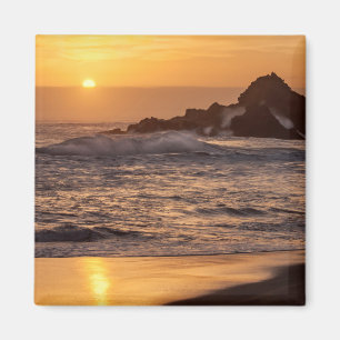 Solnedgång vid Pfeiffer Beach Magnet