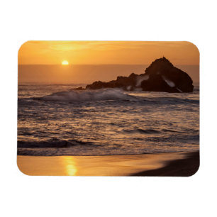 Solnedgång vid Pfeiffer Beach Magnet