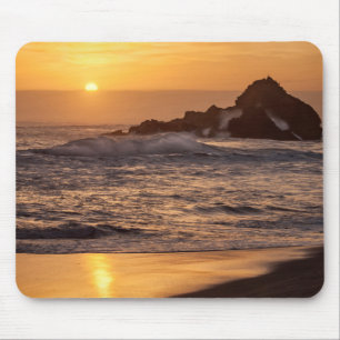 Solnedgång vid Pfeiffer Beach Musmatta