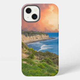 Solnedgång vid Point Dume i Malibu