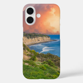 Solnedgång vid Point Dume i Malibu