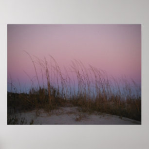 Solnedgång vid Sullivan's Island, South Carolina Poster